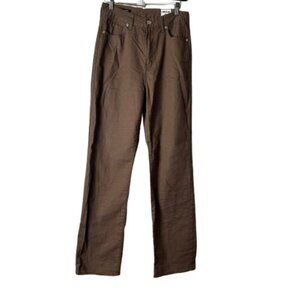 SONG4U Terracotta Brown Boyfriend Style Trousers Pants Size 5/27